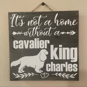Farmhouse Welcome Cavalier King Charles Spaniel